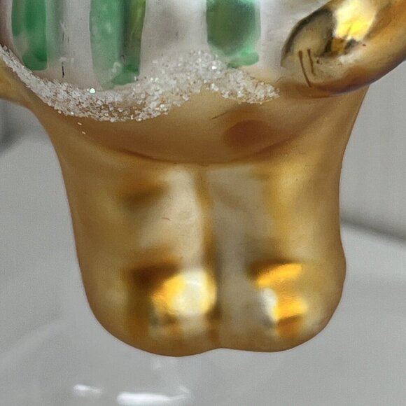 Vtge 2002 Thomas Pacconi Classics Teddy Bear w/ Gift Holiday Christmas Ornament - Picture 4 of 13